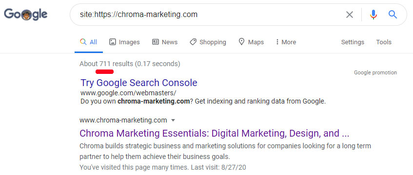 Site Search on Google