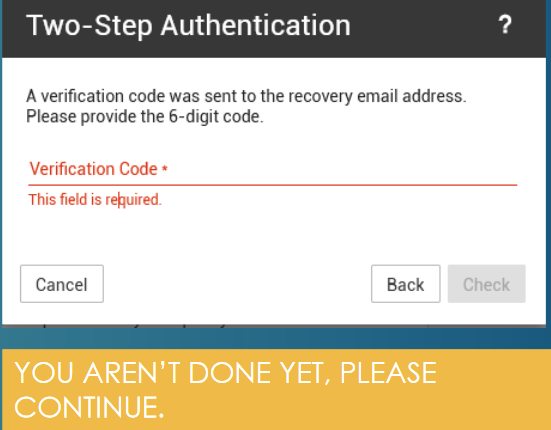 2FA Authentication in SmarterMail