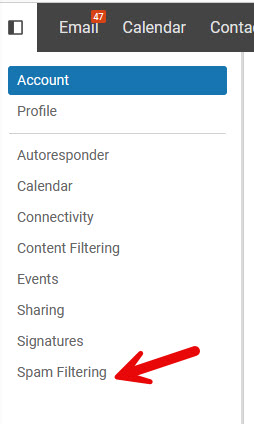 Trusted Senders in Smartermail