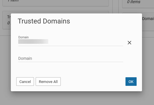 Trusted Senders in Smartermail