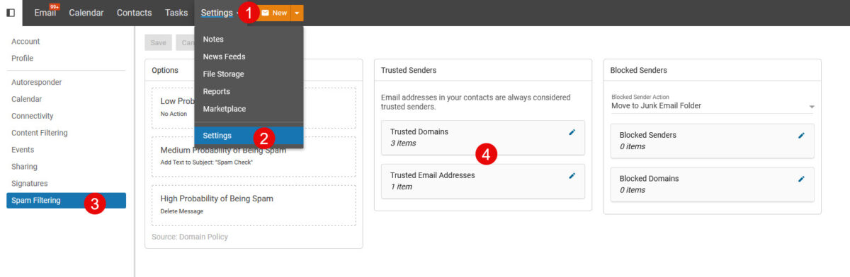 Smartermail Trusted Sender