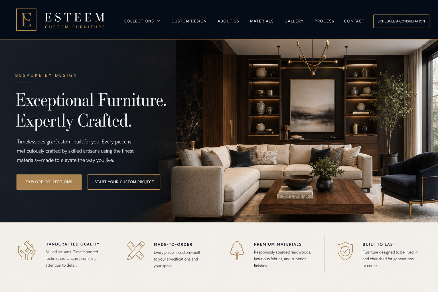 Fictitious Web Design